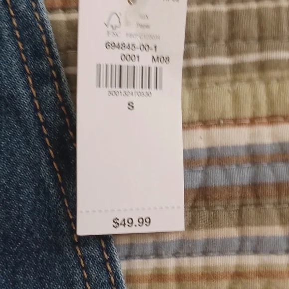 Old Navy Women's Blue Denim Overalls - Picture 5 of 5